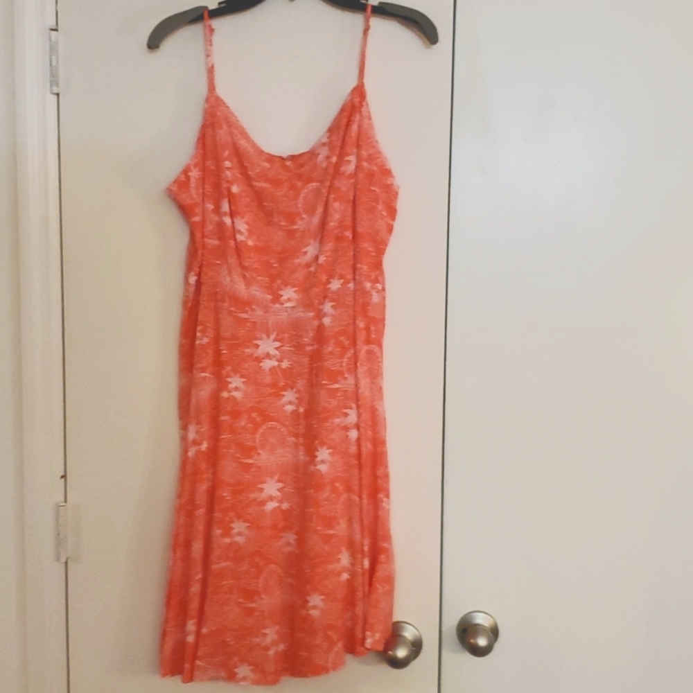 Old Navy, coral colored, XL sized summer dress.